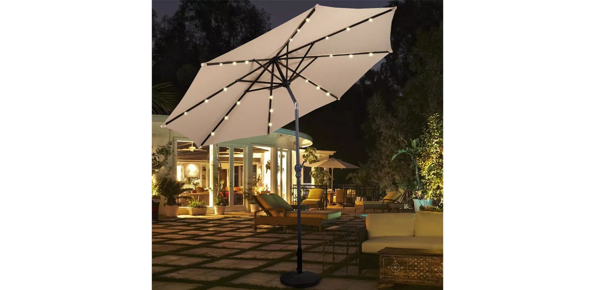 Costway LED Patio Umbrella