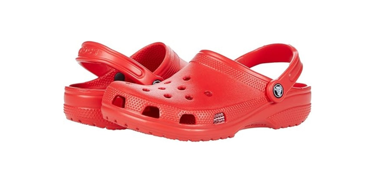 Crocs Unisex-Adult Classic Clogs-Flame