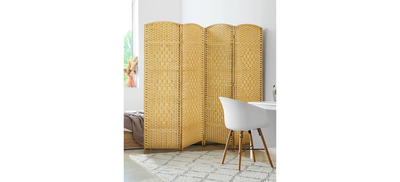 Folding Privacy Screens with Diamond Double-Weave