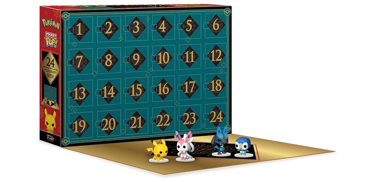 Funko Pop! Holiday Calendar - Pokemon, 24 Pocket Pop! Vinyl Figures