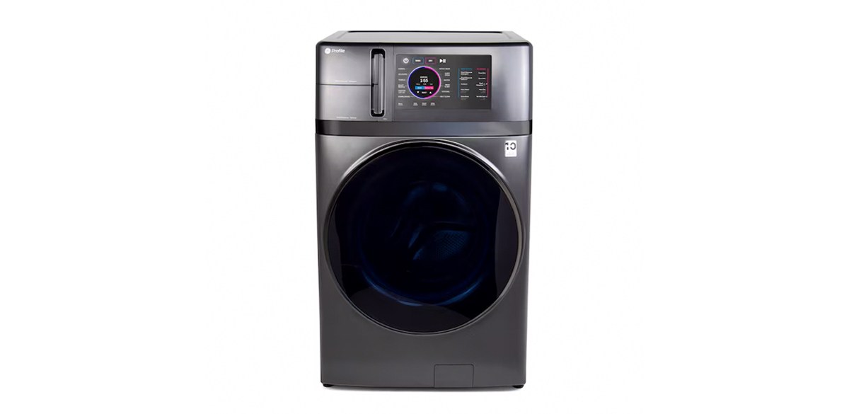 GE Profile 4.8-cu-ft Capacity Carbon Graphite Ventless All-in-One Washer-Dryer Combo