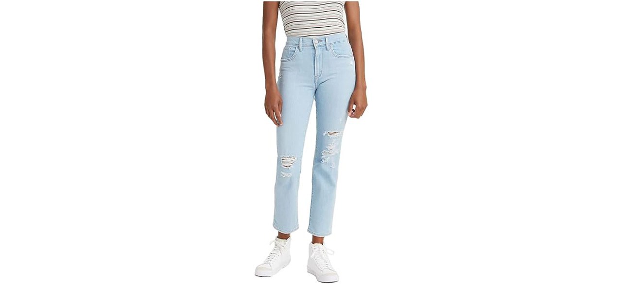 Levi's Women's 724 High Rise Straight Crop Jeans