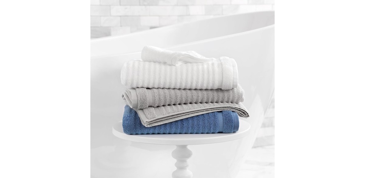 MARTHA STEWART 100% Cotton Bath Towels Set