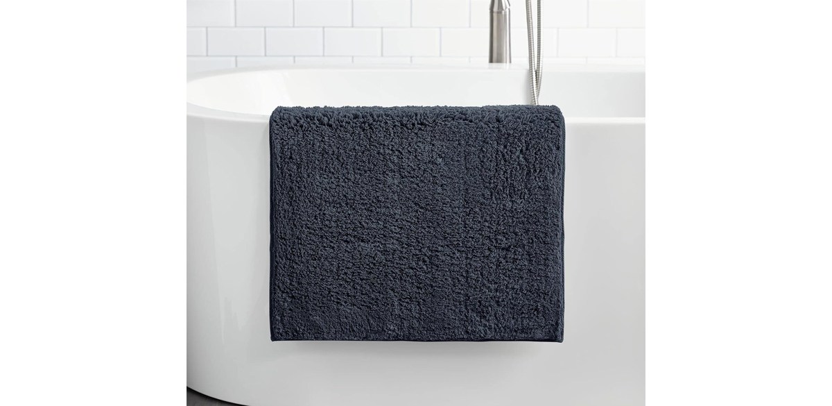 Nate Home Non-Slip Cotton Bath Rug