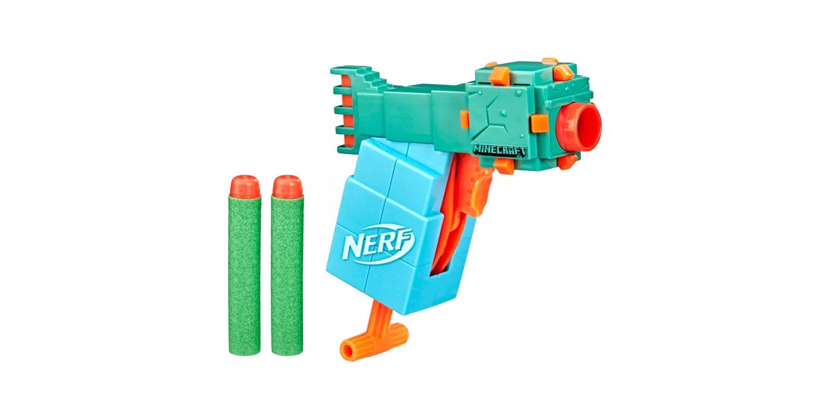 Nerf MicroShots Minecraft Guardian Blaster