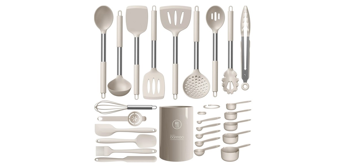 oannao Silicone Cooking Utensils Set