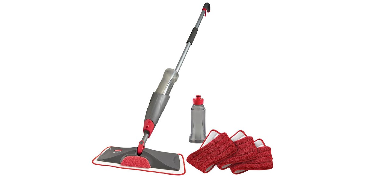 Rubbermaid Reveal Spray Mop Floor Cleaning Kit