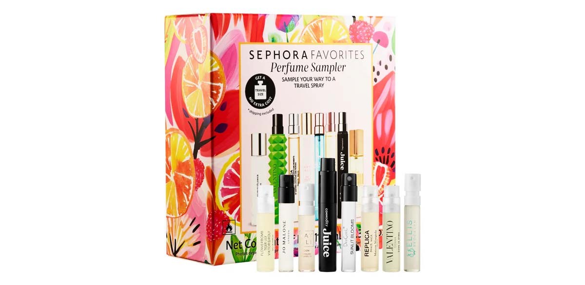 Sephora Favorites Fruits & Flowers Travel Spray Perfume Discovery Set with Redeemable Voucher
