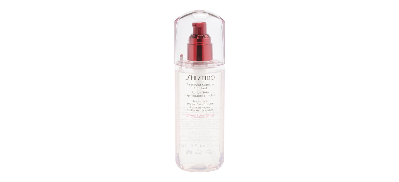 SHISEIDO Treatment Softener Enriched Lotion on white background