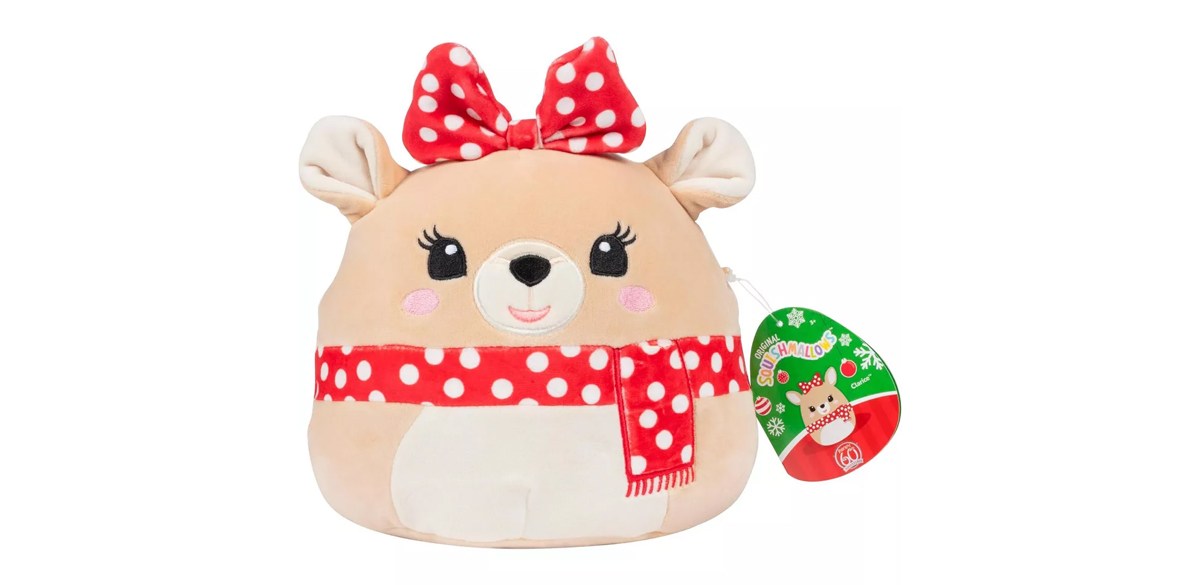 Squishmallows 8-inch Clarice Christmas Plush