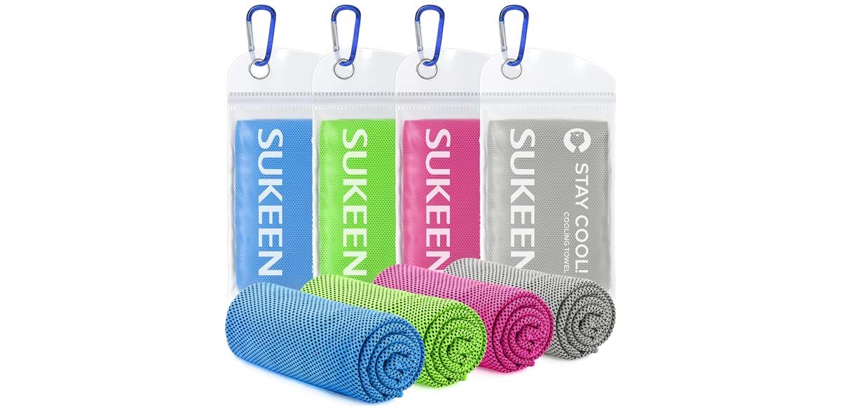Sukeen 4 Pack Cooling Towel