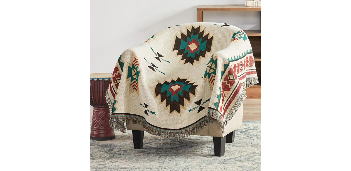 Touchat Western Decor Boho Throw Blanket