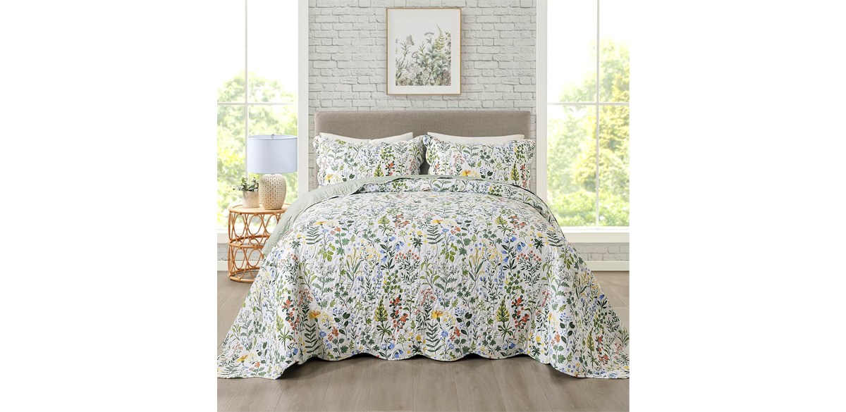 Travan 3-Piece Lightweight Bedspread Quilt Set