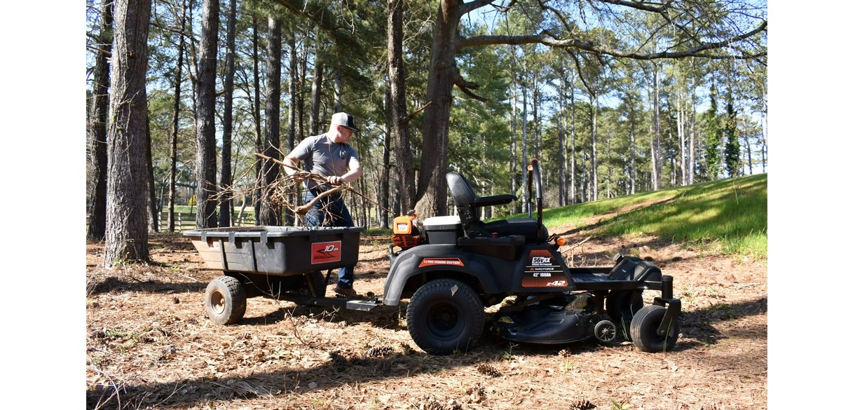 Yard Force Cordless Zero Turn Riding Lawn Mower