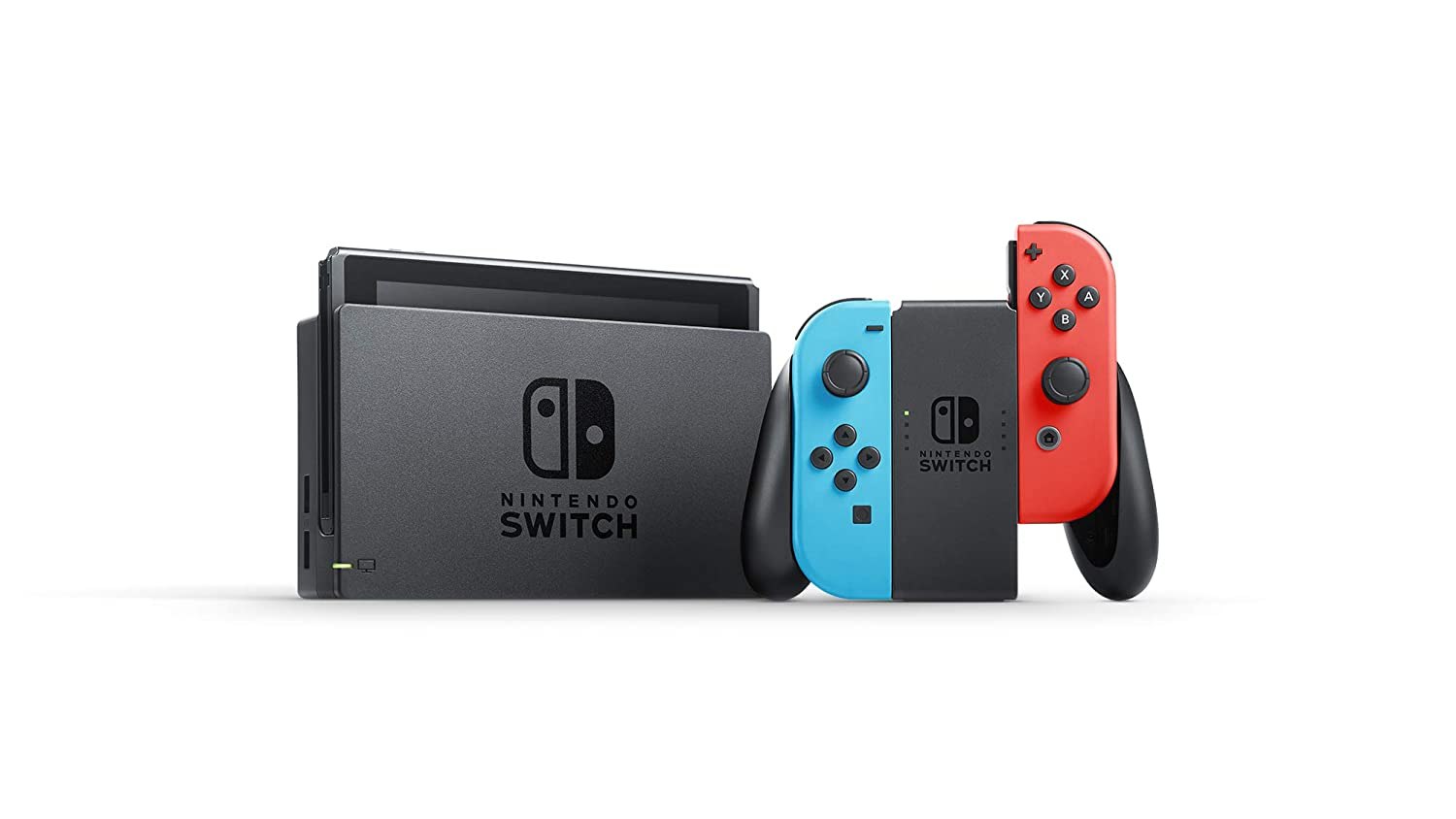 Nintendo Switch with detachable Joy-Con controllers