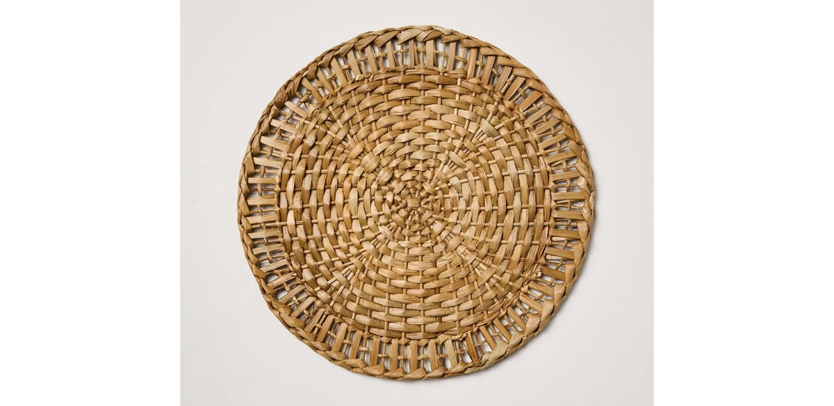 13-Inch Natural Woven Plate Charger - Hearth & Hand with Magnolia