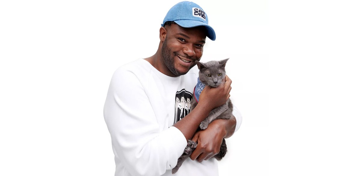 Adult Cat Dad Baseball Cap - Denim - The Cuddle Collab