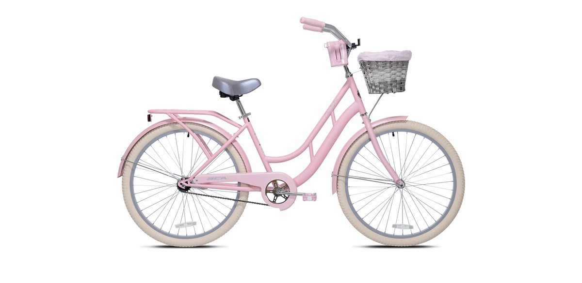 BCA 26 in. Charleston Adult Female Cruiser Bike, Pink