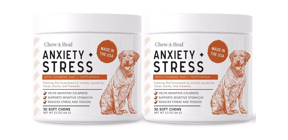 Chew + Heal Anxiety & Stress Dog Supplement