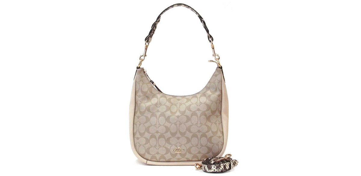 Coach Jules Hobo Bag In Signature Canvas