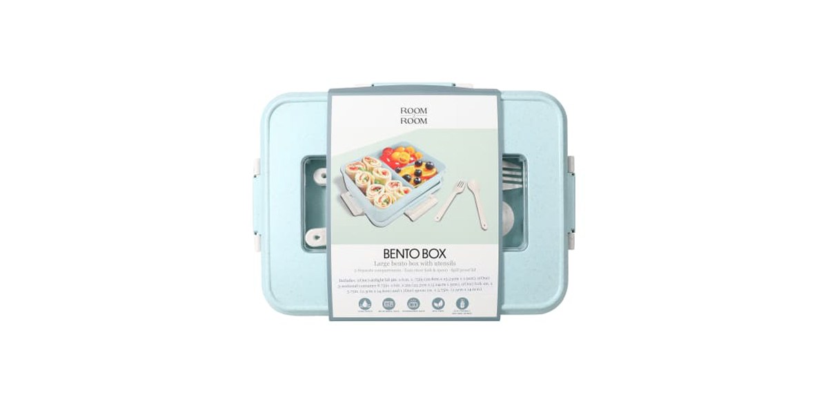 Five Below Large Bento Box with Utensils