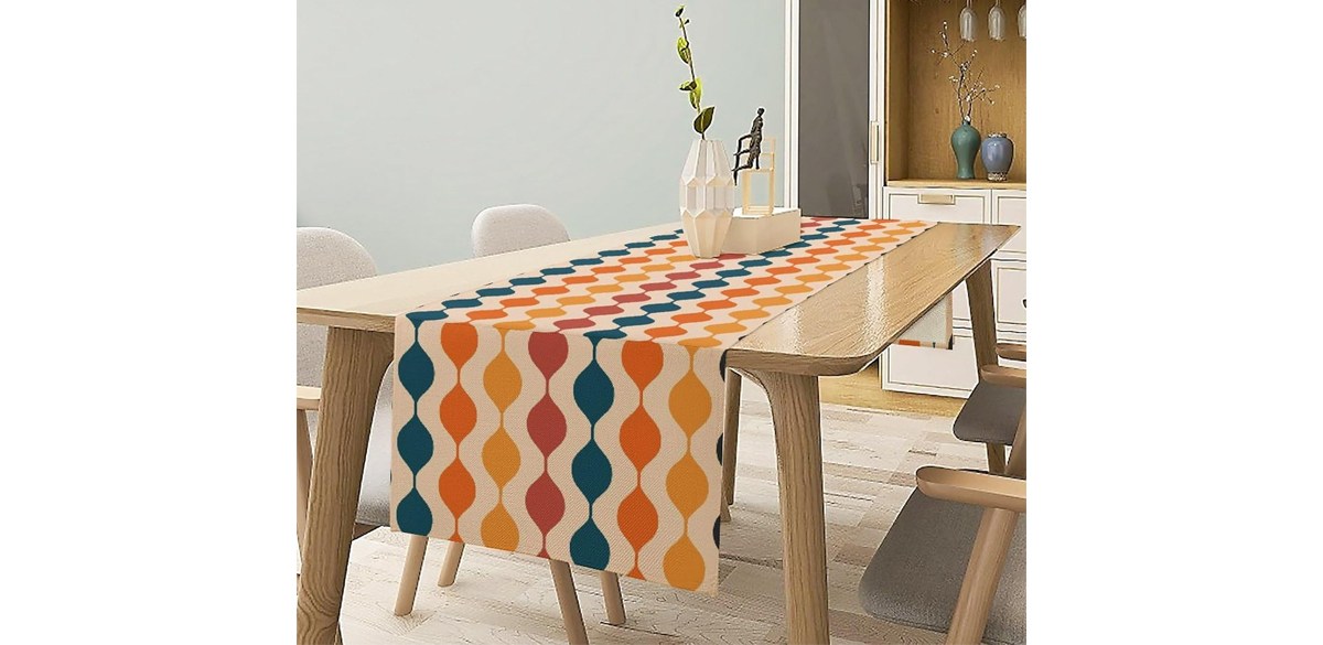 Groovy Retro Table Runner