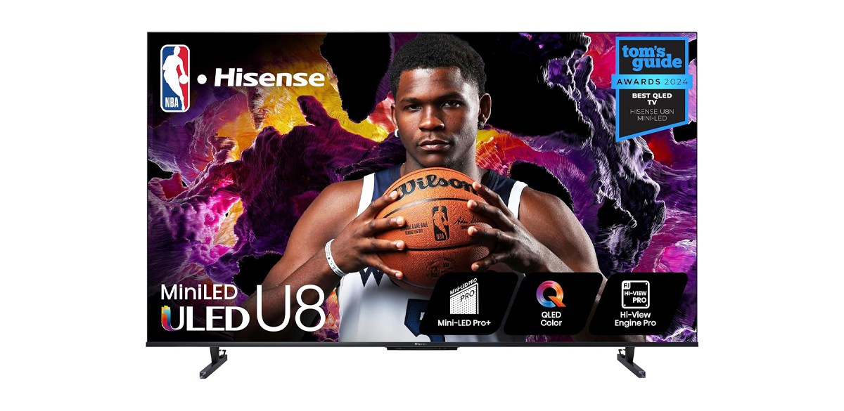 Hisense 55-Inch Class U8 Series Mini-LED ULED 4K UHD Google Smart TV