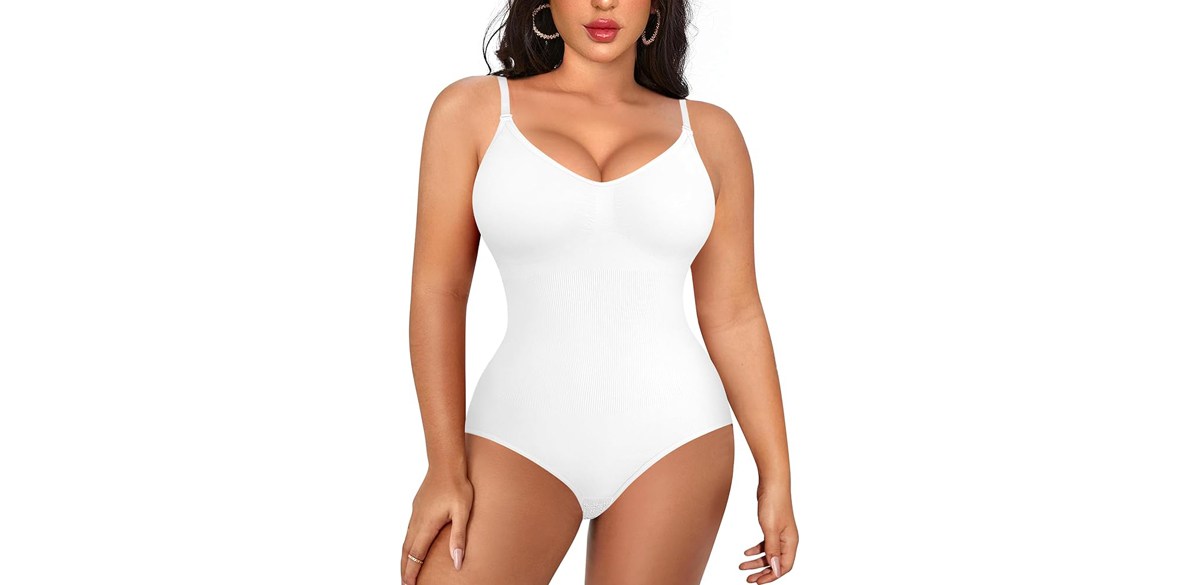 Irisnaya Tummy Control Spaghetti Strap Body Shaper