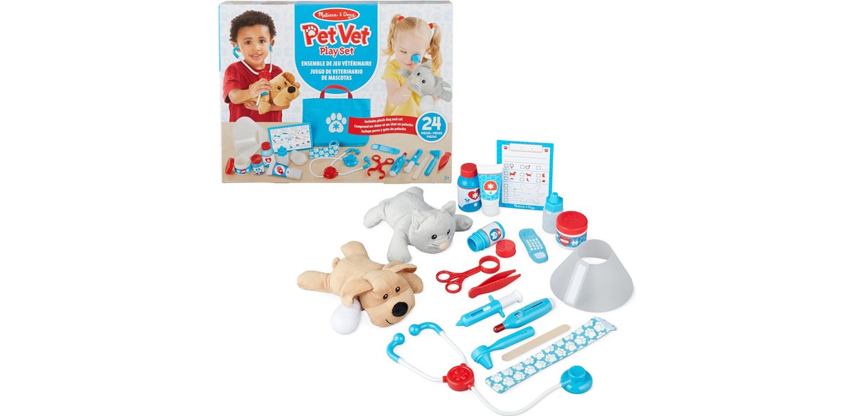 Melissa & Doug Examine and Treat Pet Vet Play Set