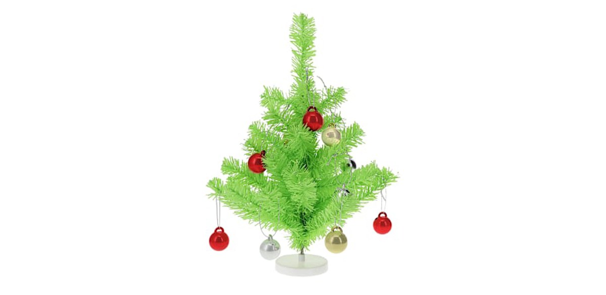 Mini Christmas Tree With Ornaments