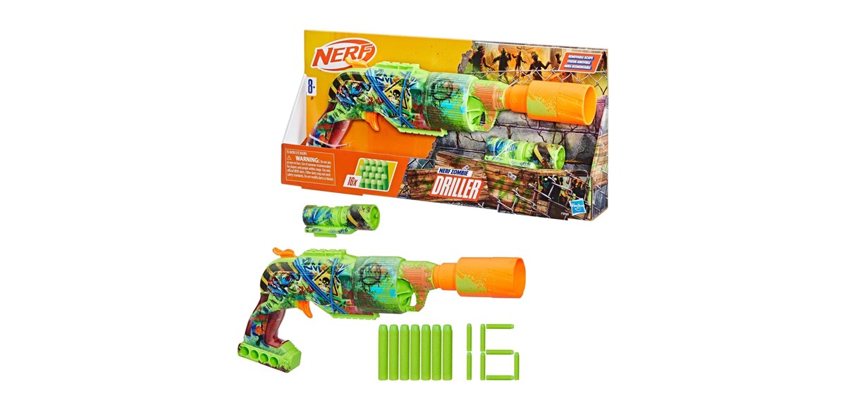 Nerf Zombie Driller Dart Blaster