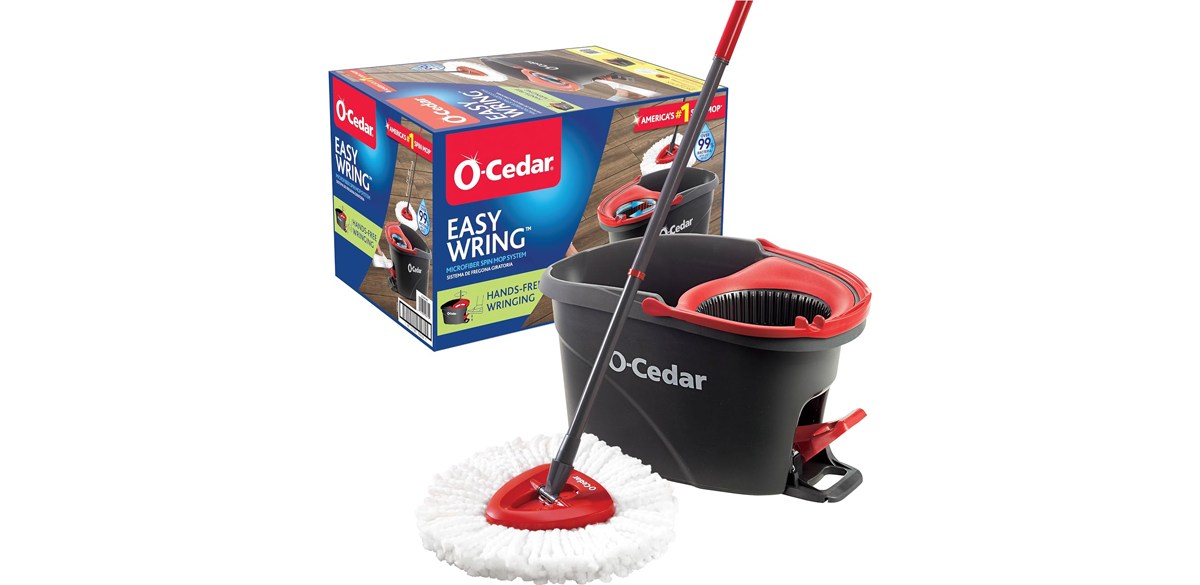 O-Cedar EasyWring Microfiber Spin Mop