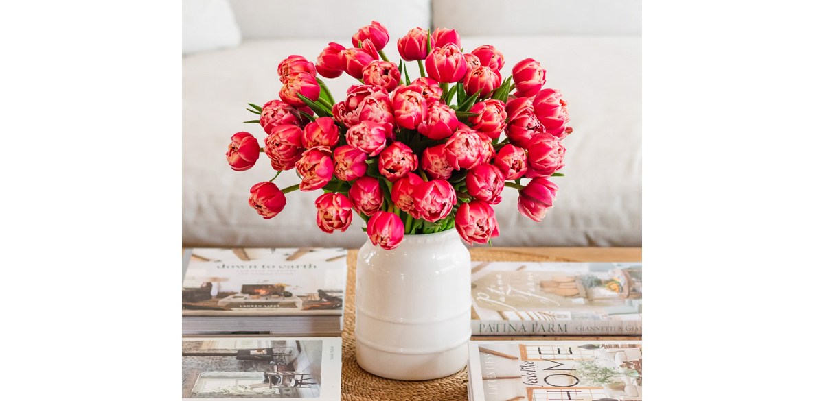 Bloomsy Box Pink Peony Tulips