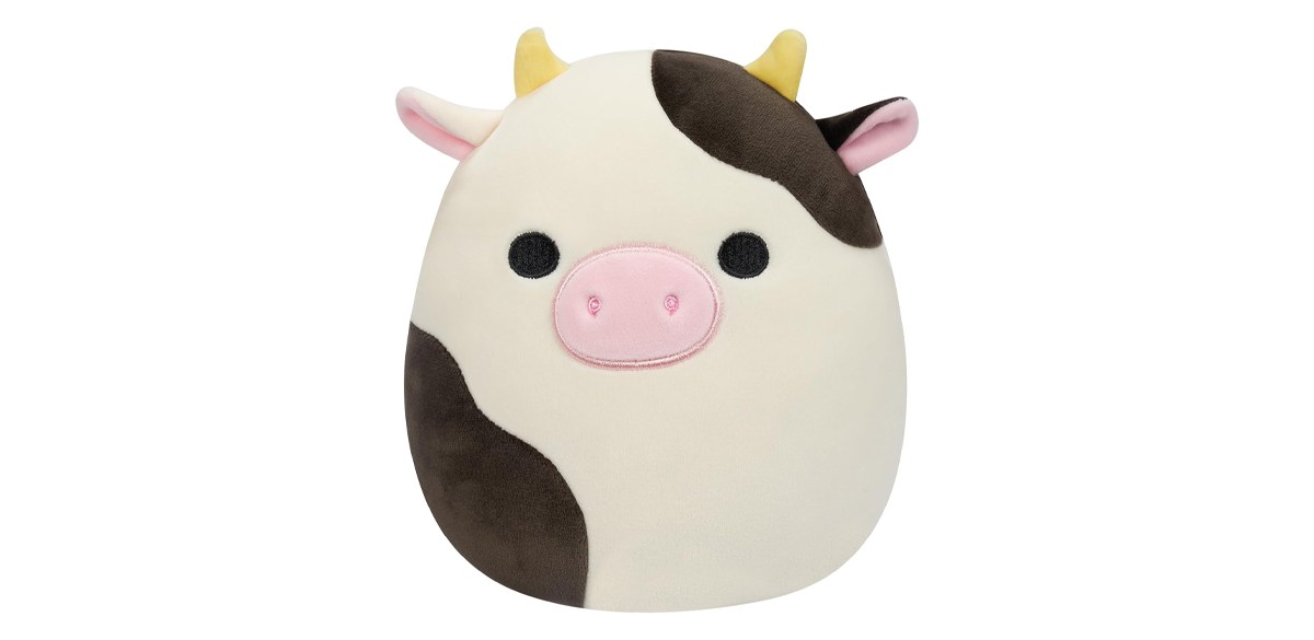 Squishmallows 7.5-Inch-Connor The Black and White Cow