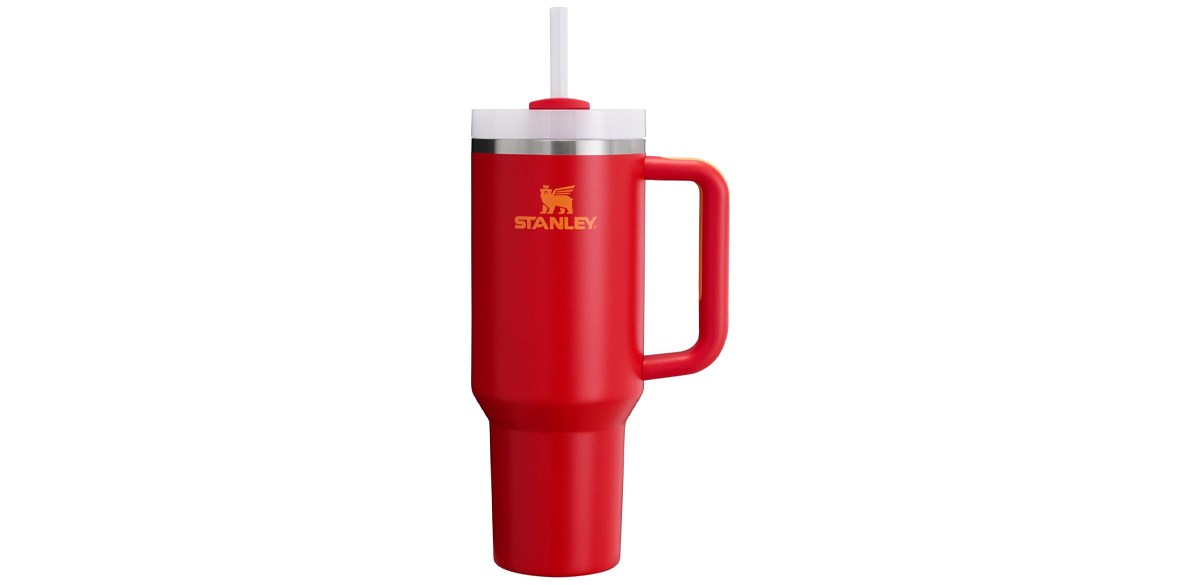 Stanley 40 oz Stainless Steel H2.0 FlowState Quencher Tumbler in Chili