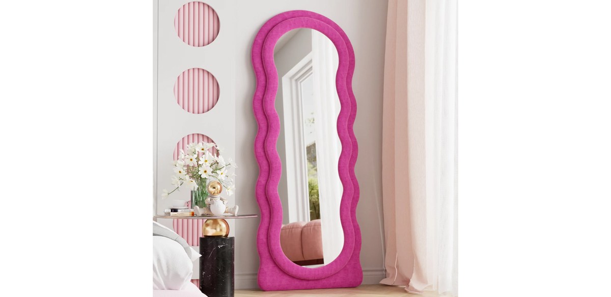 VLUSH Wavy Full Length Mirror