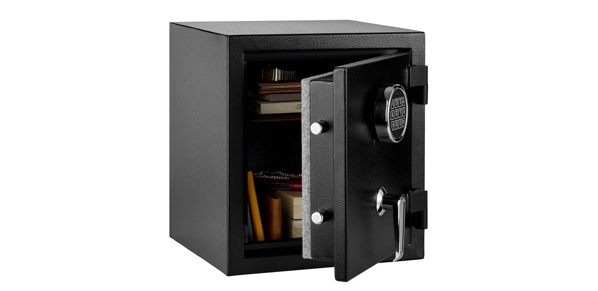 Amazon Basics Fire Resistant Security Safe with Programmable Electronic Keypad