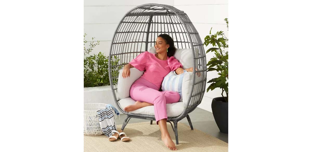 Best Choice Products Wicker Egg Chair