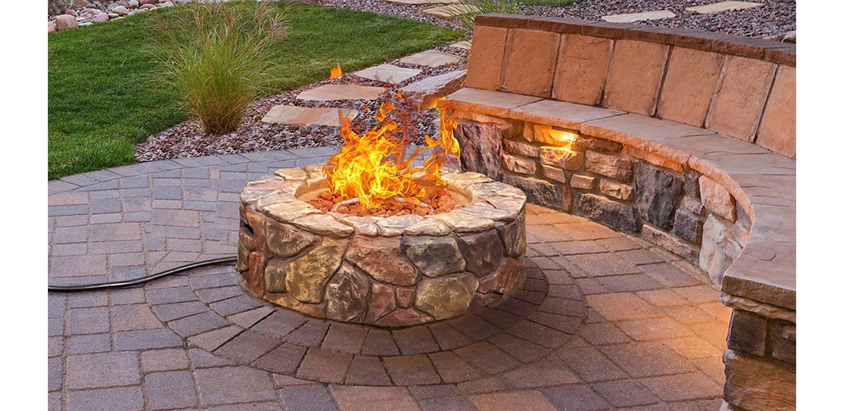 Costway Propane Gas Fire Pit