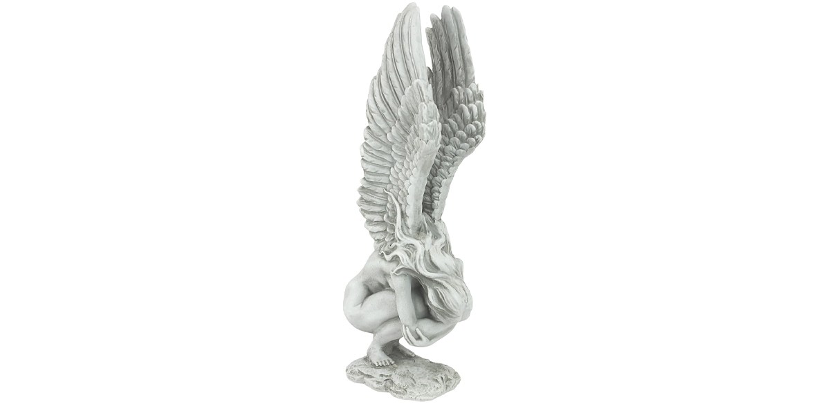 Design Toscano NG33765 Remembrance and Redemption Angel Religious Garden Statue