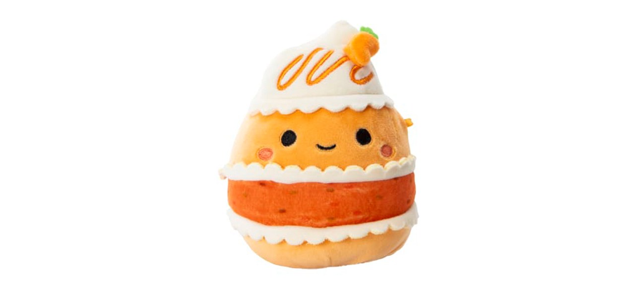 Orange and white Easter Squishmallows Scooter on white background