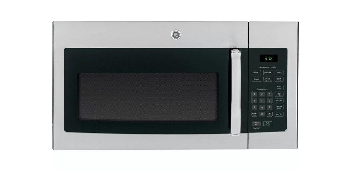 GE Appliances Stainless Steel 30 inch 1.6 cu.ft. Over-The-Range Microwave