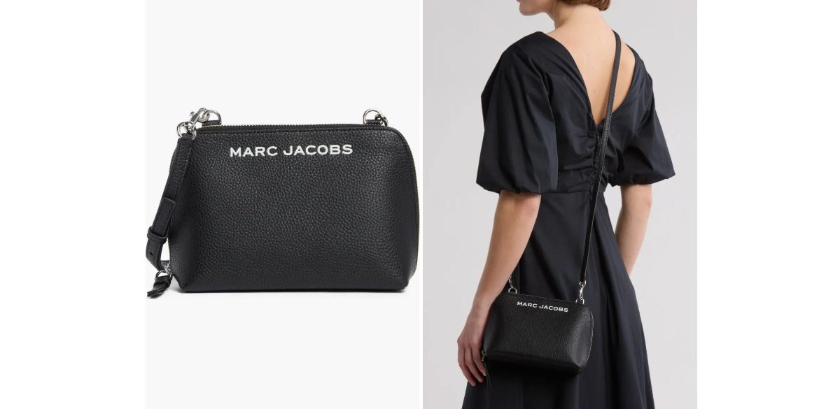 Marc Jacobs Grind Leather Crossbody Pouch