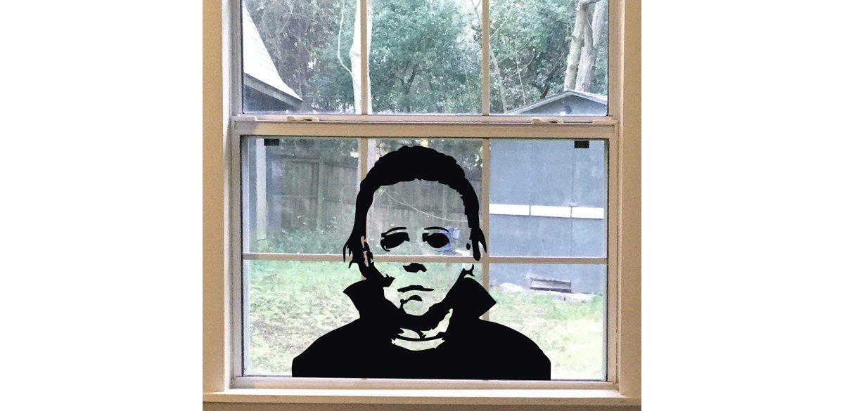 Halloween Holiday Decals Michael Myers Horror Living Room Sticker