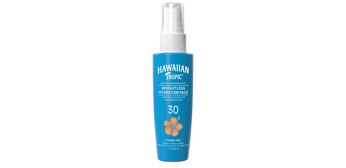 Hawaiian Tropic Weightless Hydration Water Mist for Face SPF 30