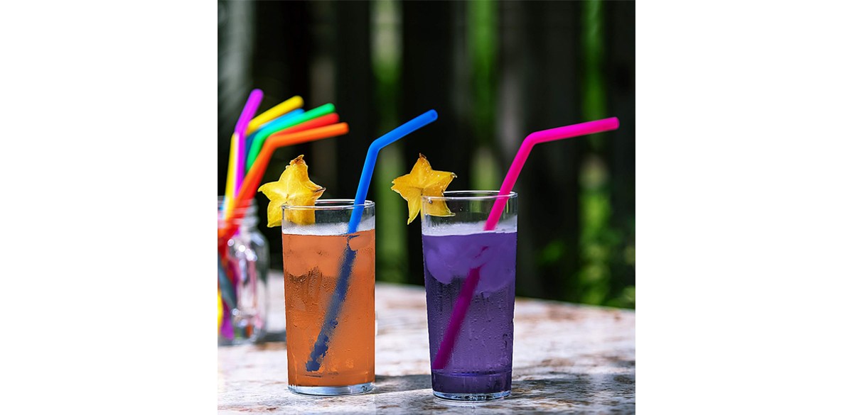 Juju World Silicone Straws, 15-Pack