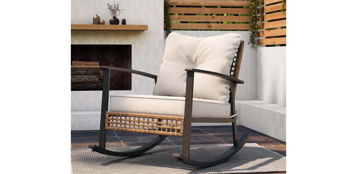 LAUSAINT HOME Outdoor Rocking Chair