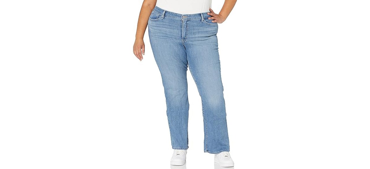 Levi's Women's Classic Bootcut Jeans on white background