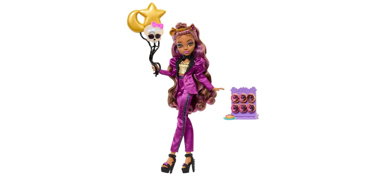 Monster High Clawdeen Wolf Doll on white background