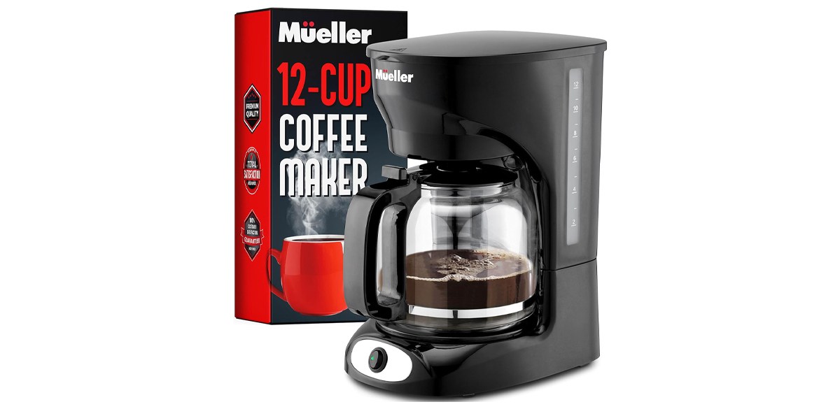 Mueller 12-Cup Drip Coffee Maker Machine